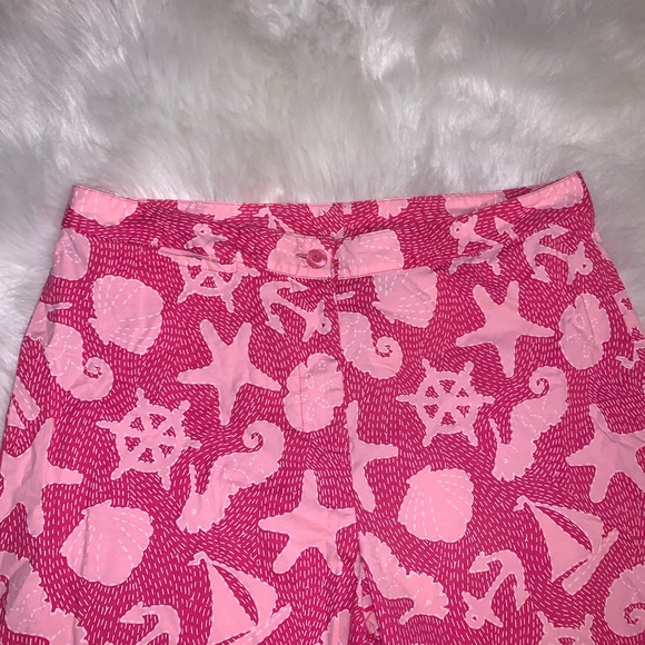 Lilly Pulitzer smooth sailing nautical pink capris - Picture 4 of 8